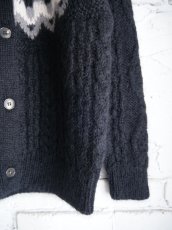 画像3: BATONER【WOMEN'S】MOHAIR NORDIC CREW CARDIGAN バトナー モヘアノルディッククルーネックニット(BN-24FL-056) (3)