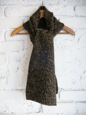 画像1: Slopeslow Brushed Yak/Shetland wool scarf スロープスロウ  ブラッシュドヤク/ シェットランドウール スカーフ（1243033） (1)