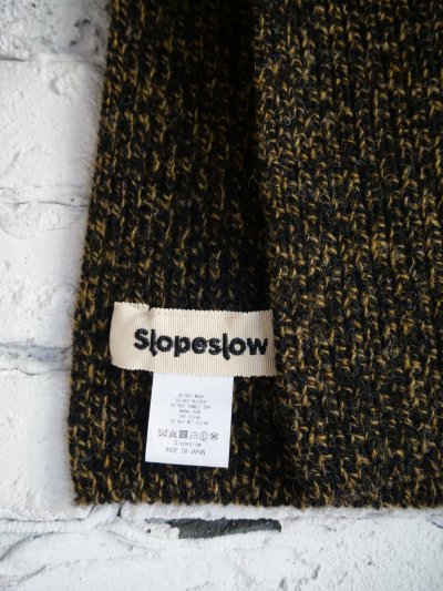 画像3: Slopeslow Brushed Yak/Shetland wool scarf スロープスロウ  ブラッシュドヤク/ シェットランドウール スカーフ（1243033）