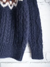 画像3: BATONER【WOMEN'S】MOHAIR NORDIC CREW CARDIGAN バトナー モヘアノルディッククルーネックニット(BN-24FL-056) (3)