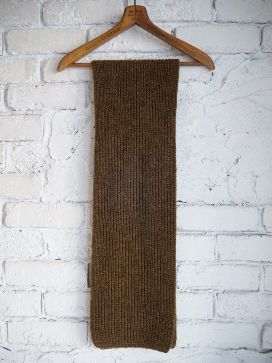 画像2: Slopeslow Brushed Yak/Shetland wool scarf スロープスロウ  ブラッシュドヤク/ シェットランドウール スカーフ（1243033） (2)