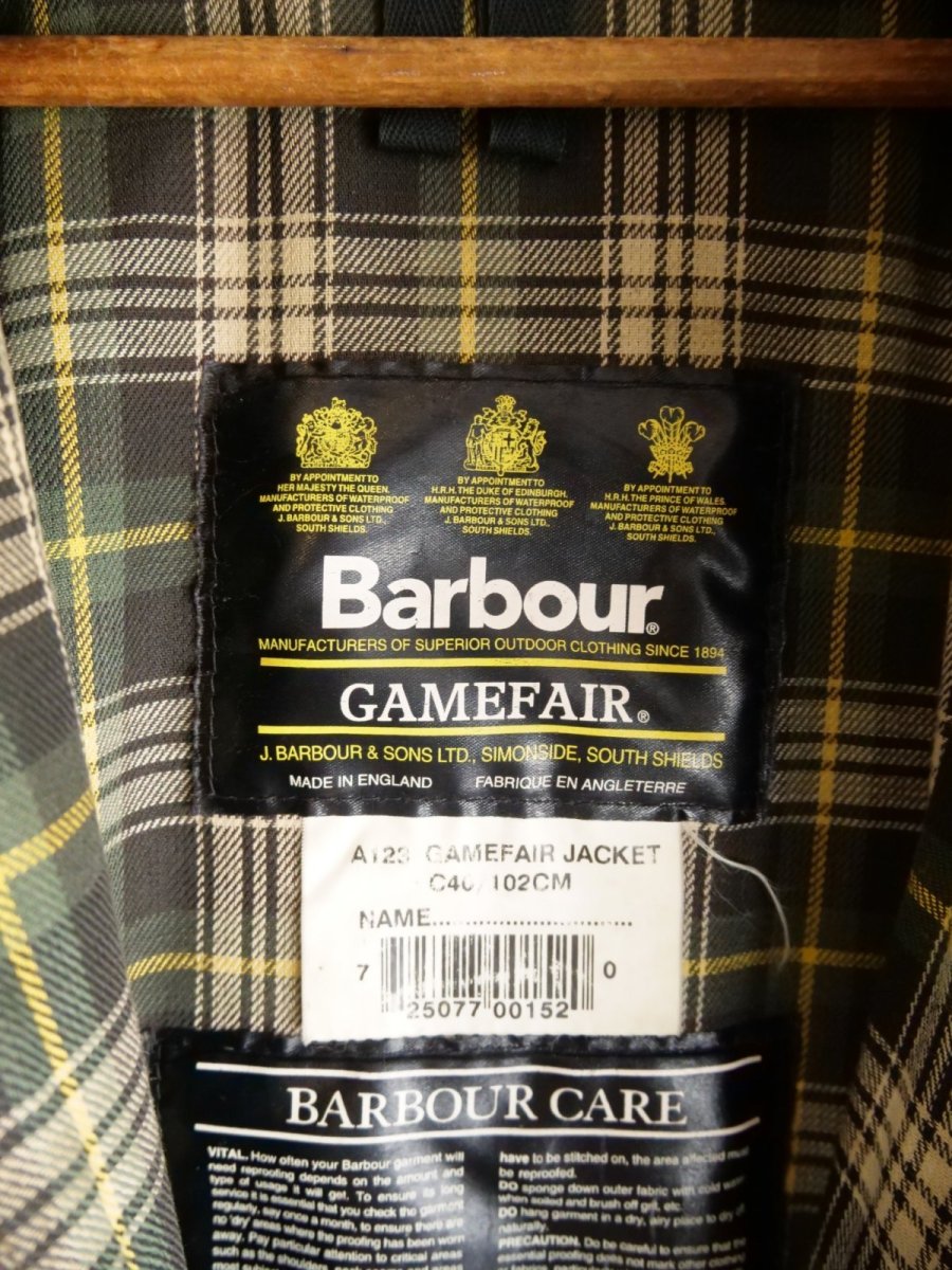 画像3: VINTAGE BARBOUR GAMEFAIR ヴィンテージ バブアー ゲームフェア (3)