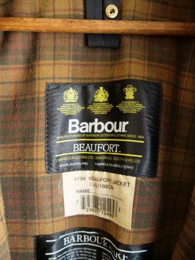 画像2: VINTAGE BARBOUR BEAUFORT ヴィンテージ バブアー  ビューフォート