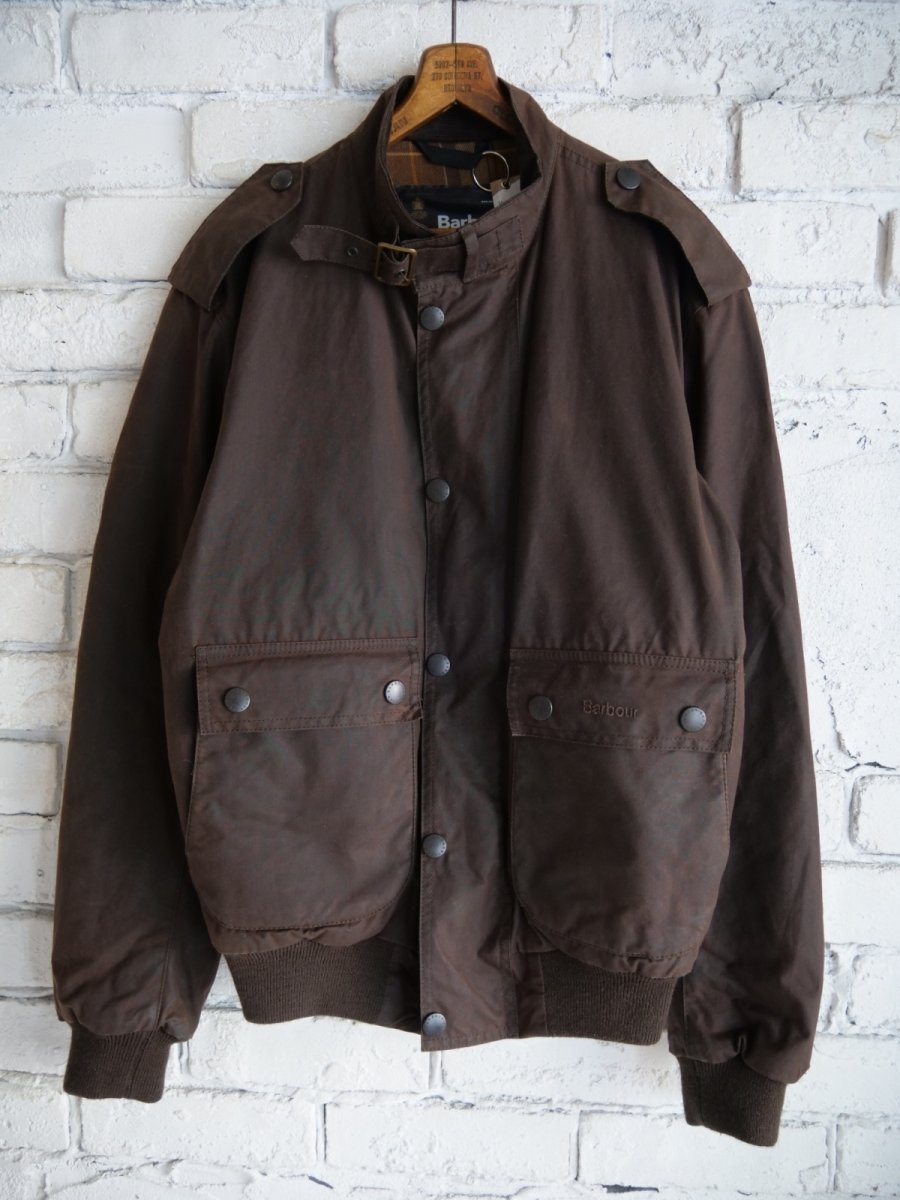 画像1: VINTAGE BARBOUR WAXFLYER JACKET  ヴィンテージ バブアー ワックスフライジャケット (1)