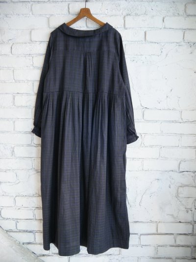 画像3: maku textiles ACONITE Cotton and Wool Handwoven Dress マクテキスタイルズ コットンアンドウールハンドウーブンドレス(GA2427)