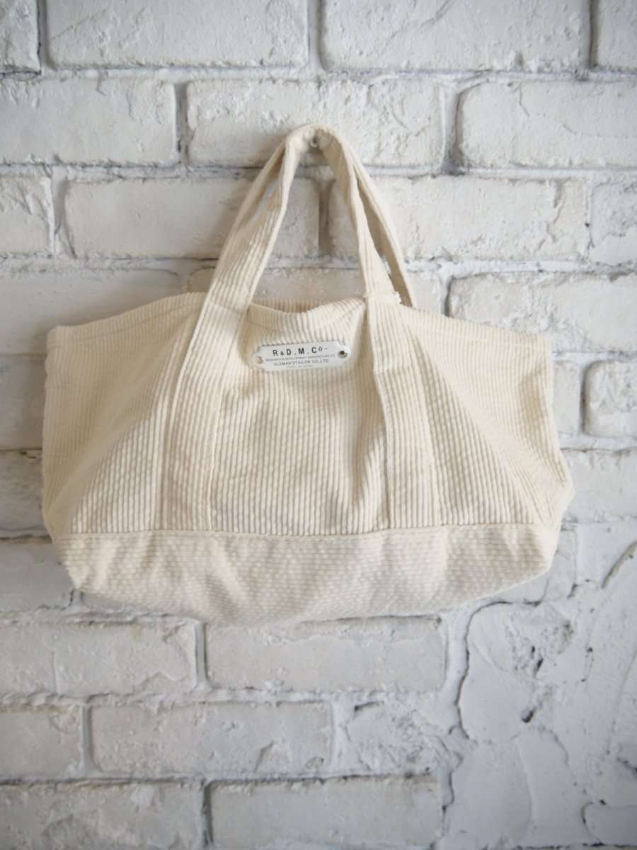 画像1: R&D.M.Co- / OLDMAN'S TAILOR 9W CORDUROY TOTE BAG（S）オールドマンズテーラー アールアンドディーエムコー コーデュロイトートバッグ S（7094） (1)