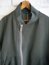 画像2: blurhms Rayon Nylon Silk B-15A Jacket ブラームス レーヨンナイロンシルクB15Aジャケット（BHS25S018） (2)