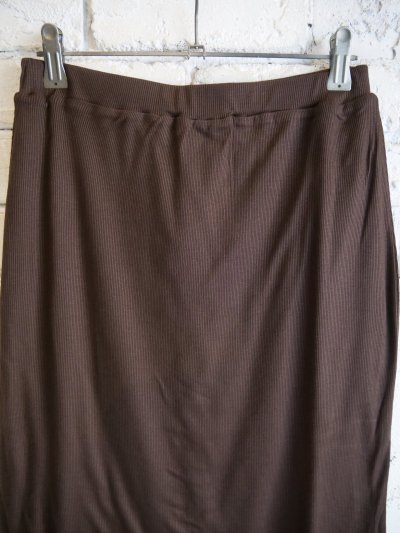 画像2: blurhms（レディース） Lyocell Cotton RIB Skirt  リヨセル コットン リブ スカート（BHSW25S13）