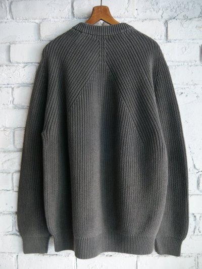 画像3: BATONER【MEN'S】FADE COLOR SIGNATURE CREW NECK KNIT フェードカラーシグネチャークルーネックニット（BN-25SM-005）