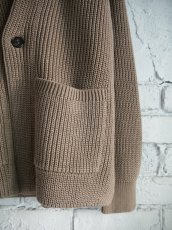 画像3: BATONER【MEN'S】SIGNATURE SHAWL COLLAR CARDIGAN シグネチャーショールカラーカーディガン  (BN-25SM-004） (3)