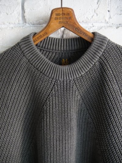 画像2: BATONER【MEN'S】FADE COLOR SIGNATURE CREW NECK KNIT フェードカラーシグネチャークルーネックニット（BN-25SM-005）