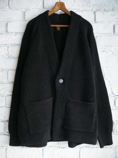 画像1: BATONER【MEN'S】SIGNATURE SHAWL COLLAR CARDIGAN シグネチャーショールカラーカーディガン  (BN-25SM-004）