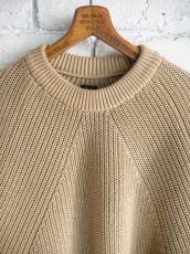 画像2: BATONER【MEN'S】FADE COLOR SIGNATURE CREW NECK KNIT フェードカラーシグネチャークルーネックニット（BN-25SM-005） (2)