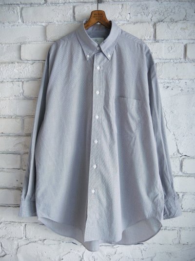 画像1: HERILL Broad Buttondown shirt ヘリル ブロードボタンダウンシャツ   (25-050-HL-8030-10)