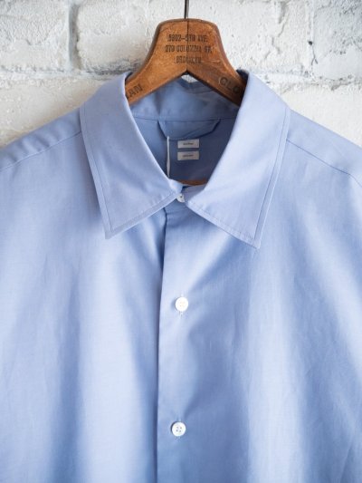 画像2: blurhms  Chambray Classic Shirt ブラームス シャンブレークラシックシャツ (BHS25S019)