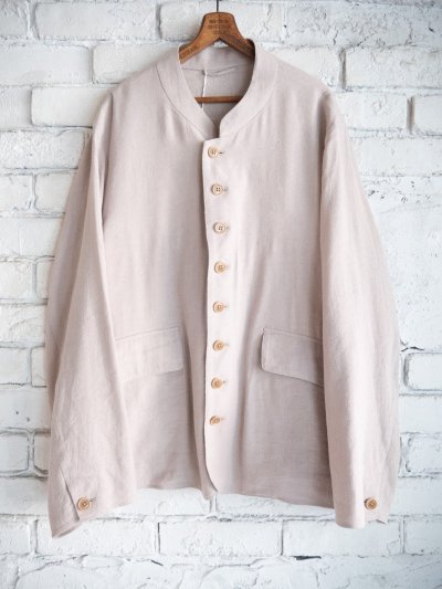 画像1: blurhms Silk Linen Chelsea Jacket ブラームス シルクリネンチェルシージャケット（BHS25S014）