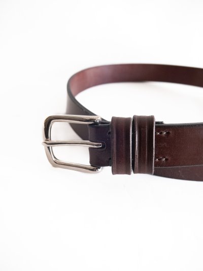 画像2: Martin Faizey SADDLERY 1 inch WEST END BUCKLE LEATHER BELT マーティンフェイジー ウエストエンドバックルレザーベルト