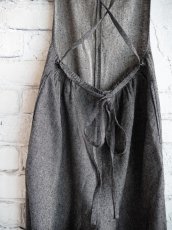 画像3: blurhms（レディース）Silk Linen Apron-Overalls ブラームス シルクリネンエプロンオーバーオール（BHSW25S7） (3)