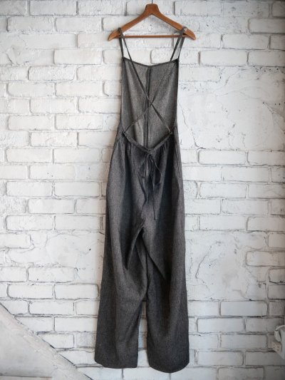 画像3: blurhms（レディース）Silk Linen Apron-Overalls ブラームス シルクリネンエプロンオーバーオール（BHSW25S7）