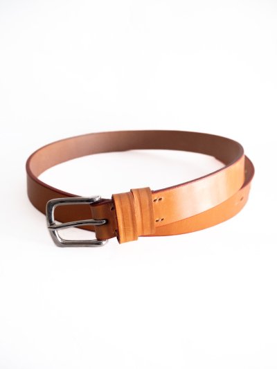 画像1: Martin Faizey SADDLERY 1 inch WEST END BUCKLE LEATHER BELT マーティンフェイジー ウエストエンドバックルレザーベルト