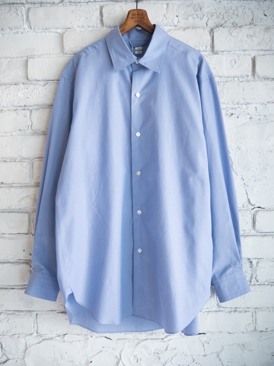 画像1: blurhms  Chambray Classic Shirt ブラームス シャンブレークラシックシャツ (BHS25S019) (1)