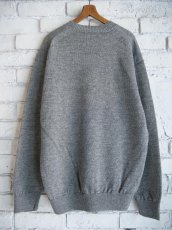 画像4: BATONER【MEN'S】WASHED HIGH COUNT LINEN CREW NECK KNIT バトナー ウォッシュドハイカウントリネンクルーネックニット（BN-25SM-021） (4)