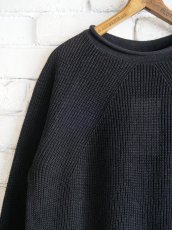 画像3: BATONER【WOMEN'S】WASHED HIGH COUNT LINEN SIGNATURE ROLL NECK KNIT バトナー ウォッシュドハイカウントリネンシグネチャーロールネックニット（BN-25SL-024） (3)