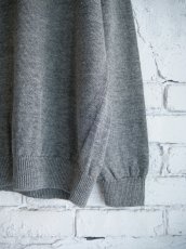 画像3: BATONER【MEN'S】WASHED HIGH COUNT LINEN CREW NECK KNIT バトナー ウォッシュドハイカウントリネンクルーネックニット（BN-25SM-021） (3)