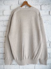 画像4: BATONER【MEN'S】WASHED HIGH COUNT LINEN CREW NECK KNIT バトナー ウォッシュドハイカウントリネンクルーネックニット（BN-25SM-021） (4)