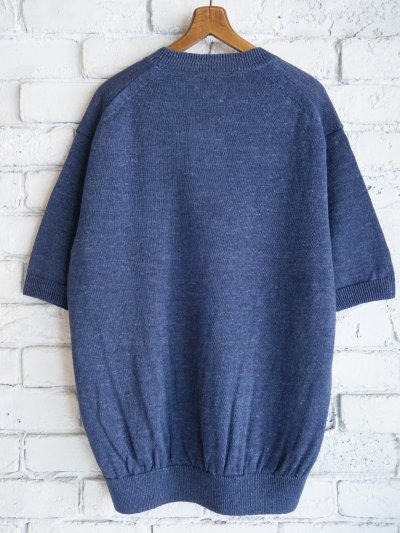 画像3: BATONER【MEN'S】WASHED HIGH COUNT LINEN CREW NECK S/S KNIT バトナー ウォッシュドハイカウントリネンクルーネックショートスリーブニット（BN-25SM-024）