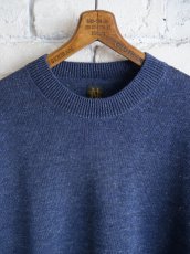 画像2: BATONER【MEN'S】WASHED HIGH COUNT LINEN CREW NECK S/S KNIT バトナー ウォッシュドハイカウントリネンクルーネックショートスリーブニット（BN-25SM-024） (2)