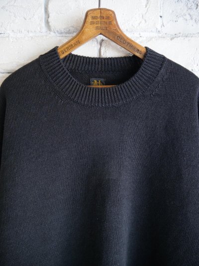 画像2: BATONER【MEN'S】WASHED HIGH COUNT LINEN CREW NECK KNIT バトナー ウォッシュドハイカウントリネンクルーネックニット（BN-25SM-021）