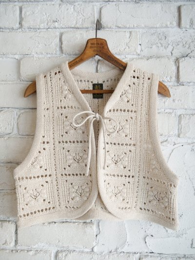 画像1: BATONER【WOMEN'S】GRASSY RACE PETIT VEST バトナー グラッシーレースプチベスト（BN-25SL-029）