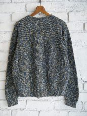 画像5: BATONER【WOMEN'S】KASURI SIGNATURE CREW NECK KNIT バトナー カスリシグネチャークルーネックニット（BN-25SL-026） (5)