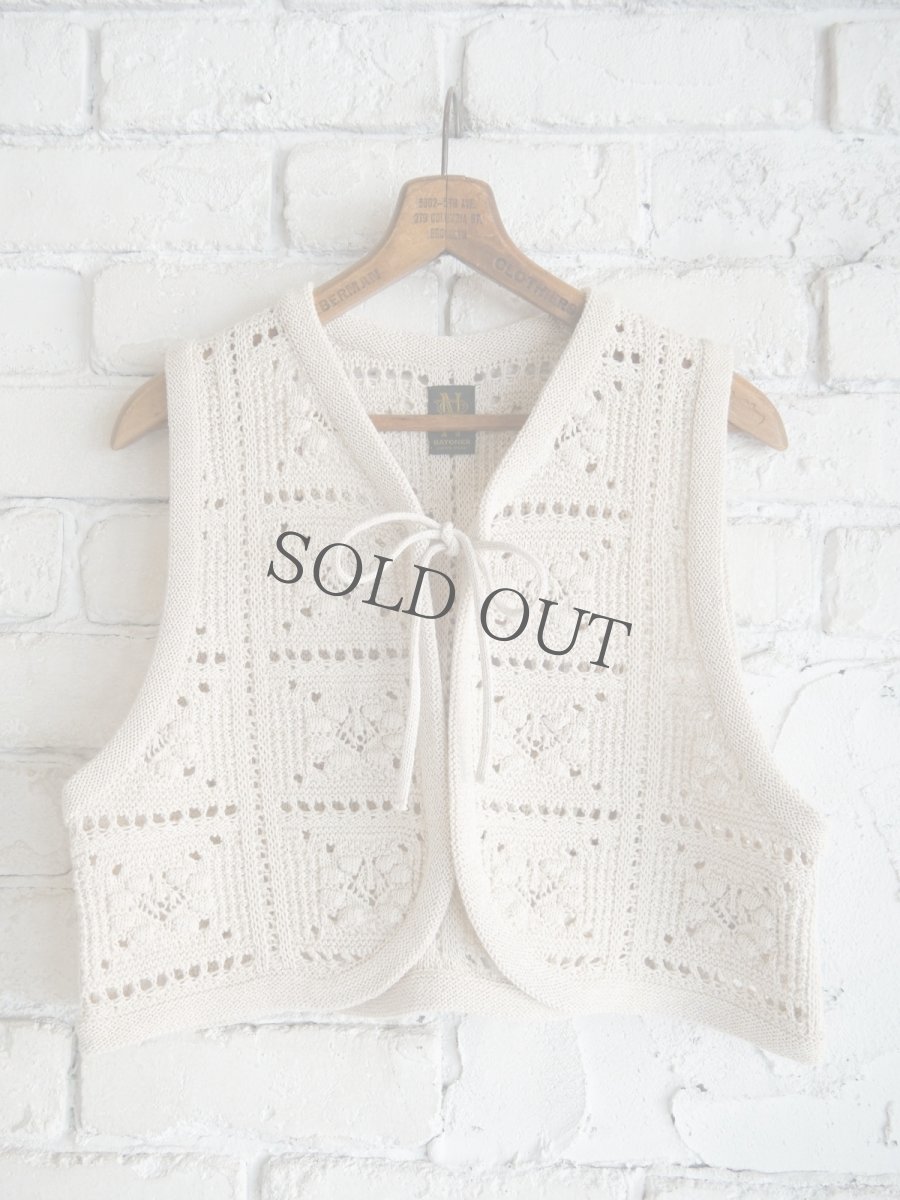 画像1: BATONER【WOMEN'S】GRASSY RACE PETIT VEST バトナー グラッシーレースプチベスト（BN-25SL-029） (1)