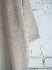 画像3: BATONER【MEN'S】WASHED HIGH COUNT LINEN CREW NECK S/S KNIT バトナー ウォッシュドハイカウントリネンクルーネックショートスリーブニット（BN-25SM-024） (3)