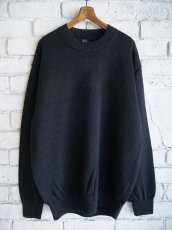 画像1: BATONER【MEN'S】WASHED HIGH COUNT LINEN CREW NECK KNIT バトナー ウォッシュドハイカウントリネンクルーネックニット（BN-25SM-021） (1)