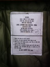 画像4: VINTAGE US ARMY M65 FISHTAIL PARKA　ヴィンテージ アメリカ軍 M65 フィッシュテールパーカー (4)