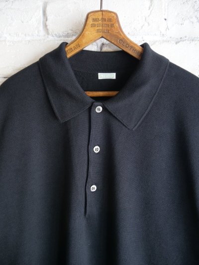 画像2: A.PRESSE Cotton Knit L/S Polo shirt アプレッセ コットンニットロングスリーブポロシャツ (24SAP-03-02K)