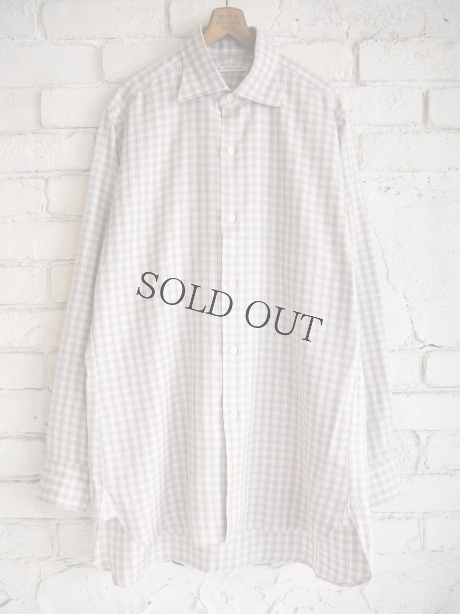 画像1: MAATEE&SONS LYAN SILK  / マーティーアンドサンズ  ライアン シルクシャツ（MT5103-0602B） (1)