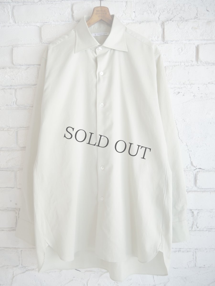 画像1: MAATEE&SONS LYAN FINECOTTON  / マーティーアンドサンズ  ライアン ファインコットンシャツ（MT5103-0602A） (1)