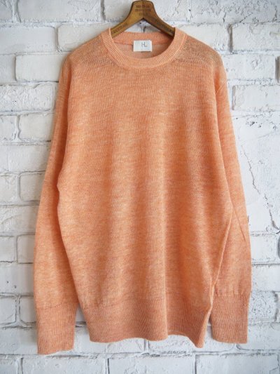 画像1: HERILL Linen WG Pullover ヘリル リネンホールガーメントプルオーバー  (25-080-HL-8190-10)