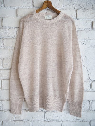 画像1: HERILL Linen WG Pullover ヘリル リネンホールガーメントプルオーバー  (25-080-HL-8190-10)