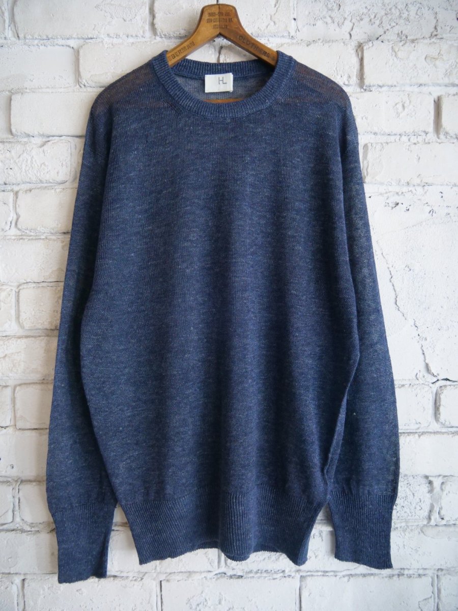 画像1: HERILL Linen WG Pullover ヘリル リネンホールガーメントプルオーバー  (25-080-HL-8190-10) (1)