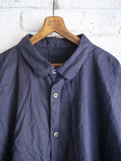 画像2: Gurank Linen work shirts  グランク リネンワークシャツ(25A10L)