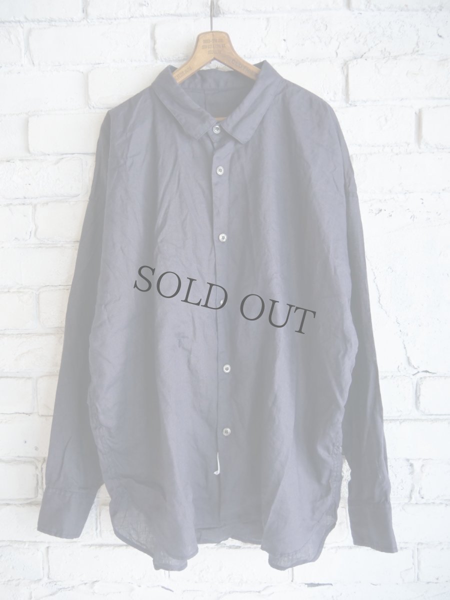 画像1: Gurank Linen work shirts  グランク リネンワークシャツ(25A10L) (1)