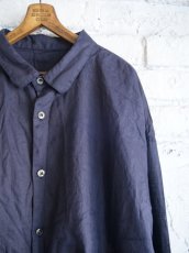 画像2: Gurank Linen work shirts  グランク リネンワークシャツ(25A10L) (2)