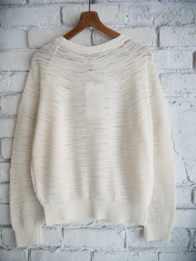 画像3: BATONER【WOMEN'S】SLUBY SIGNATURE CREW NECK KNIT バトナー スラブシグネチャークルーネックニット（BN-25SL-033）