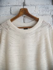 画像2: BATONER【WOMEN'S】SLUBY SIGNATURE CREW NECK KNIT バトナー スラブシグネチャークルーネックニット（BN-25SL-033） (2)