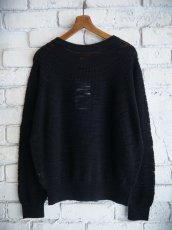 画像4: BATONER【WOMEN'S】SLUBY SIGNATURE CREW NECK KNIT バトナー スラブシグネチャークルーネックニット（BN-25SL-033） (4)